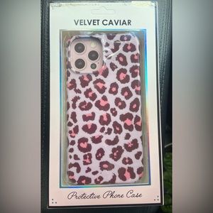 Velvet caviar - PURRFECT PINK LEOPARD IPHONE CASE - IPHONE 12 PRO MAX